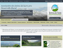 Tablet Screenshot of montanasdelteleno.com